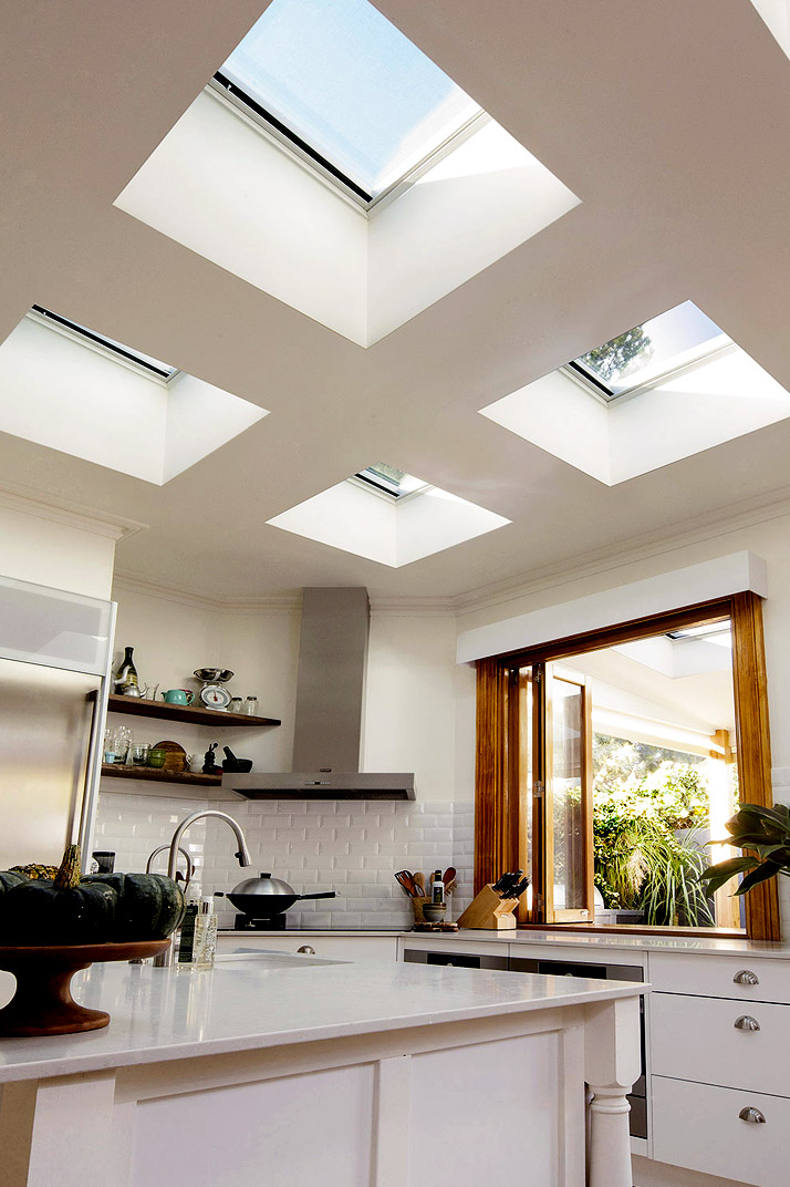 skylights in the kitchen in wellington